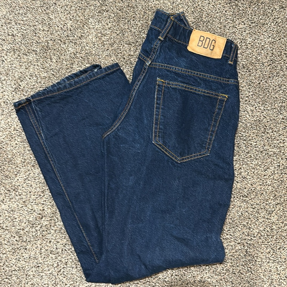 BDG Women's Flare & Wide Leg Jeans - Dark Blue